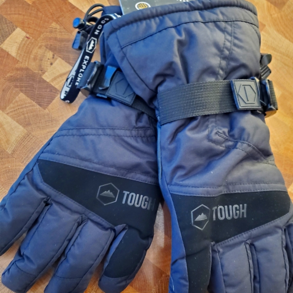 Winter Gloves, Tough Outdoors Premium Gear, Men's M, Black, NWT